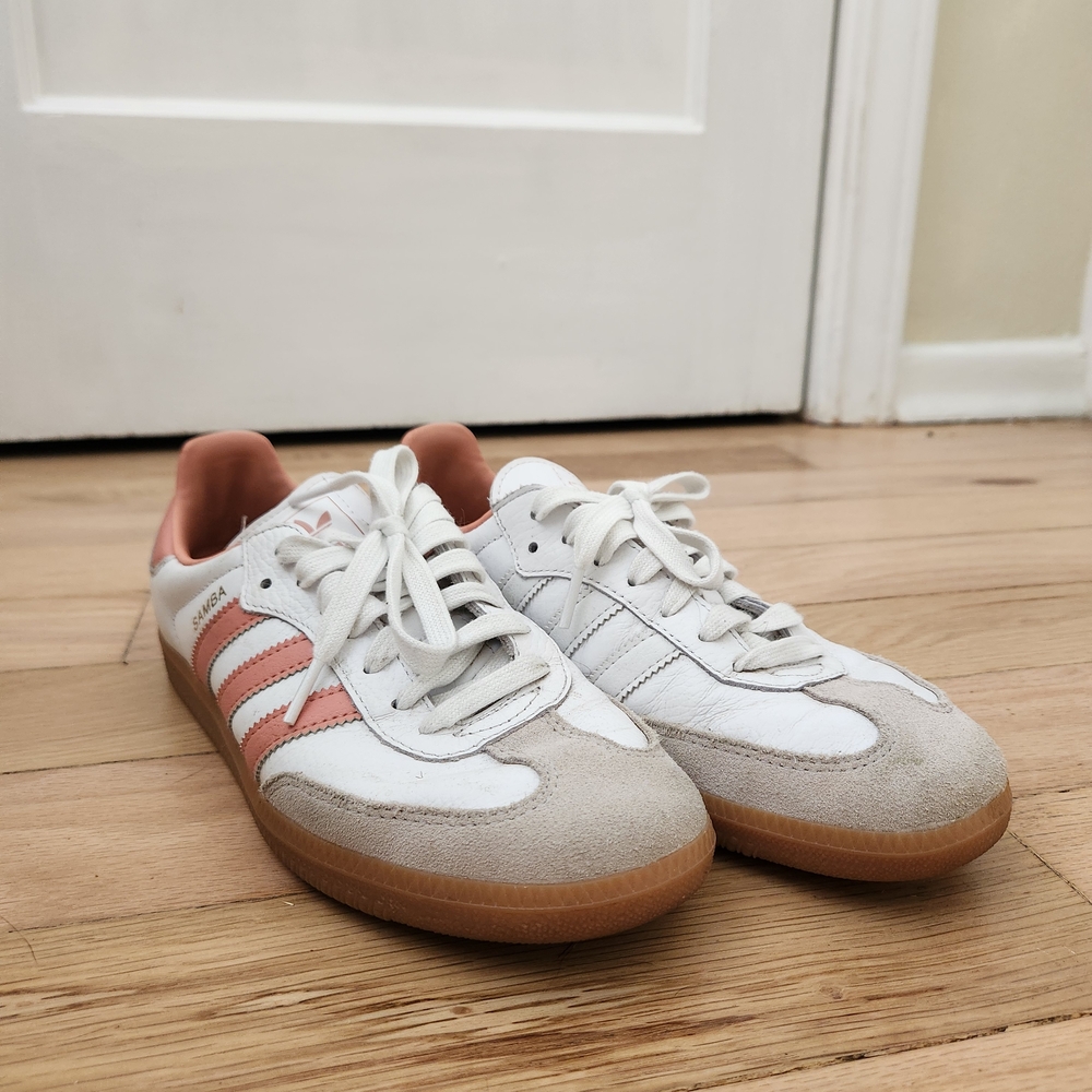 Adidas Samba OG Shoes Cloud White/Wonder Clay